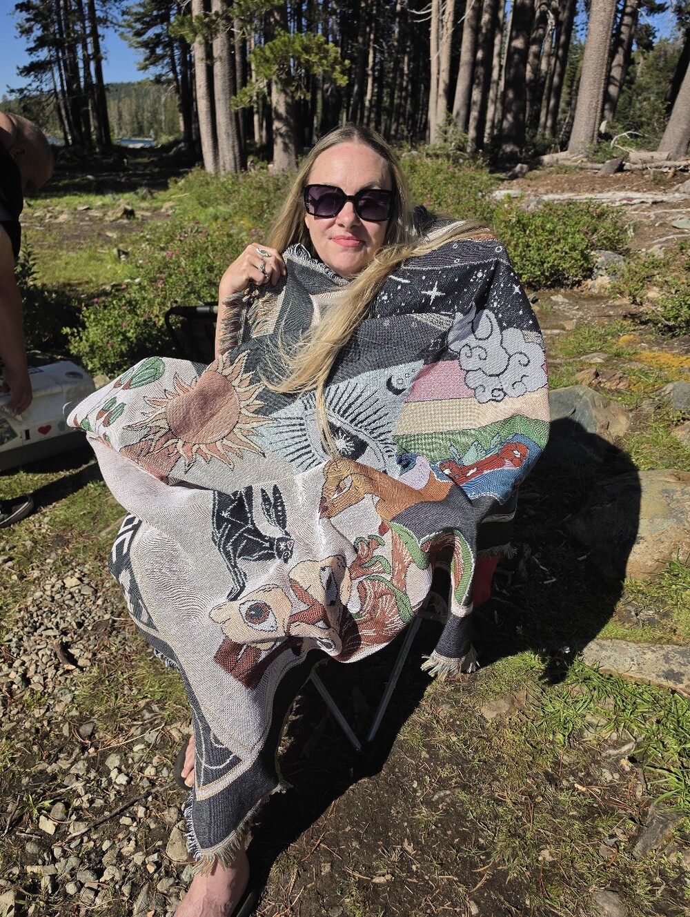 Whimsical 'DREAM' Throw Blanket / Tapestry NWT! - Picture 3 of 13